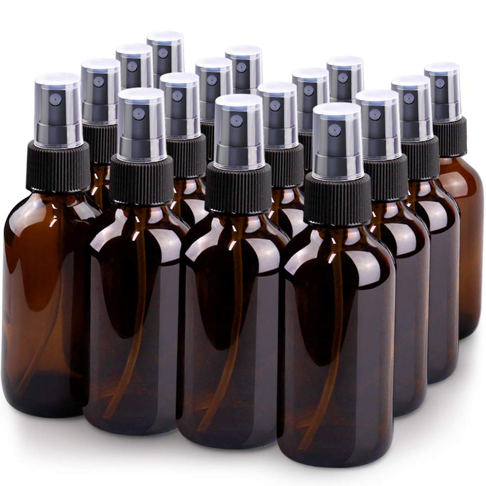 Wedama amber 4oz spray bottle for precise plant misting and cleaning
