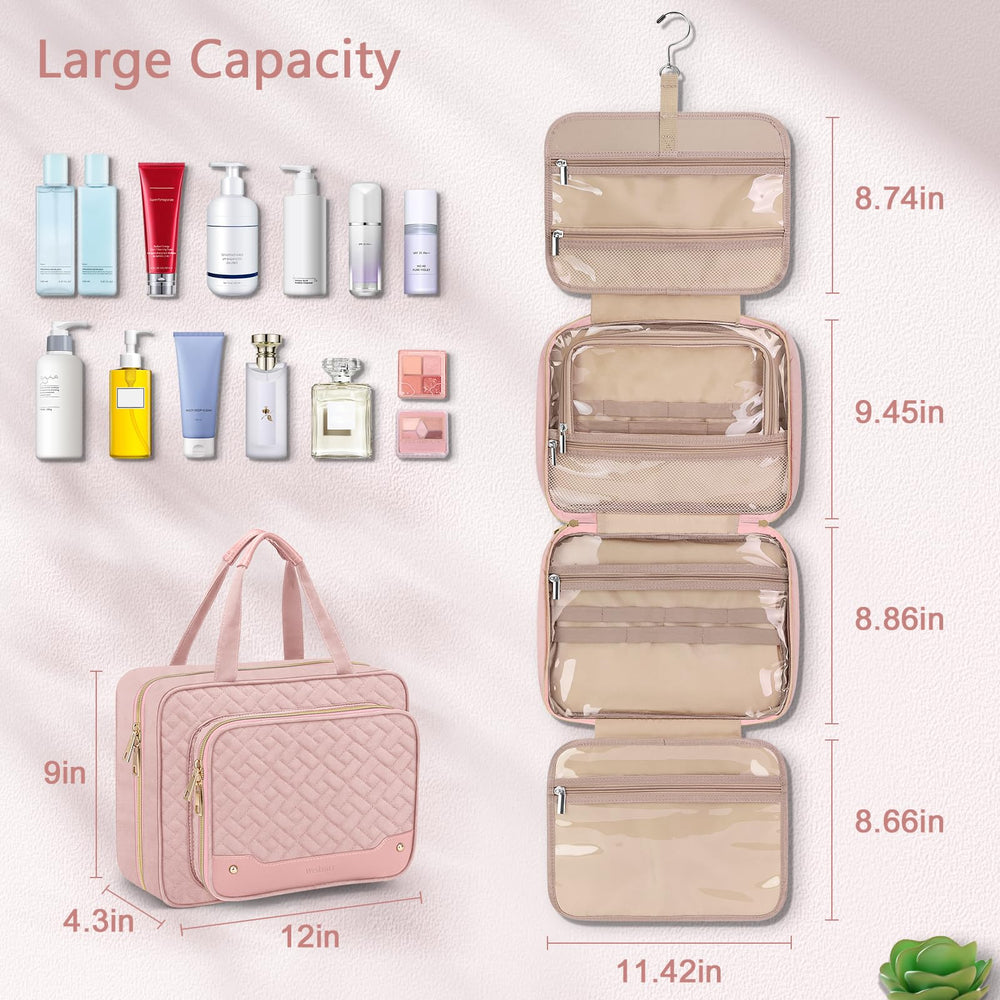 Wedama interior compartments with elastic straps keep bottles upright