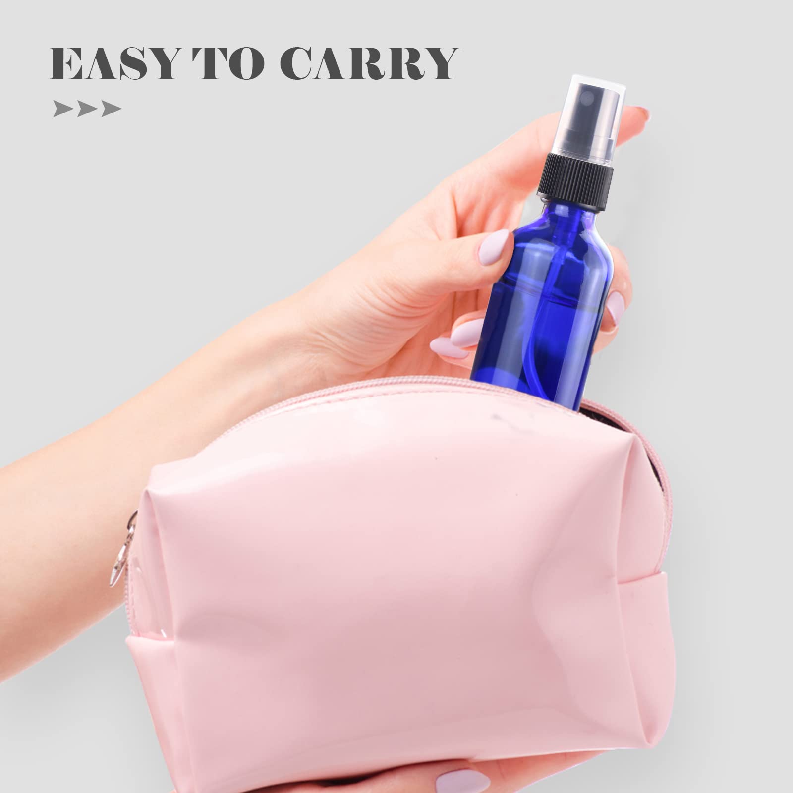 Wedama hair-mist bottle demonstrates fine mist for lightweight hydration