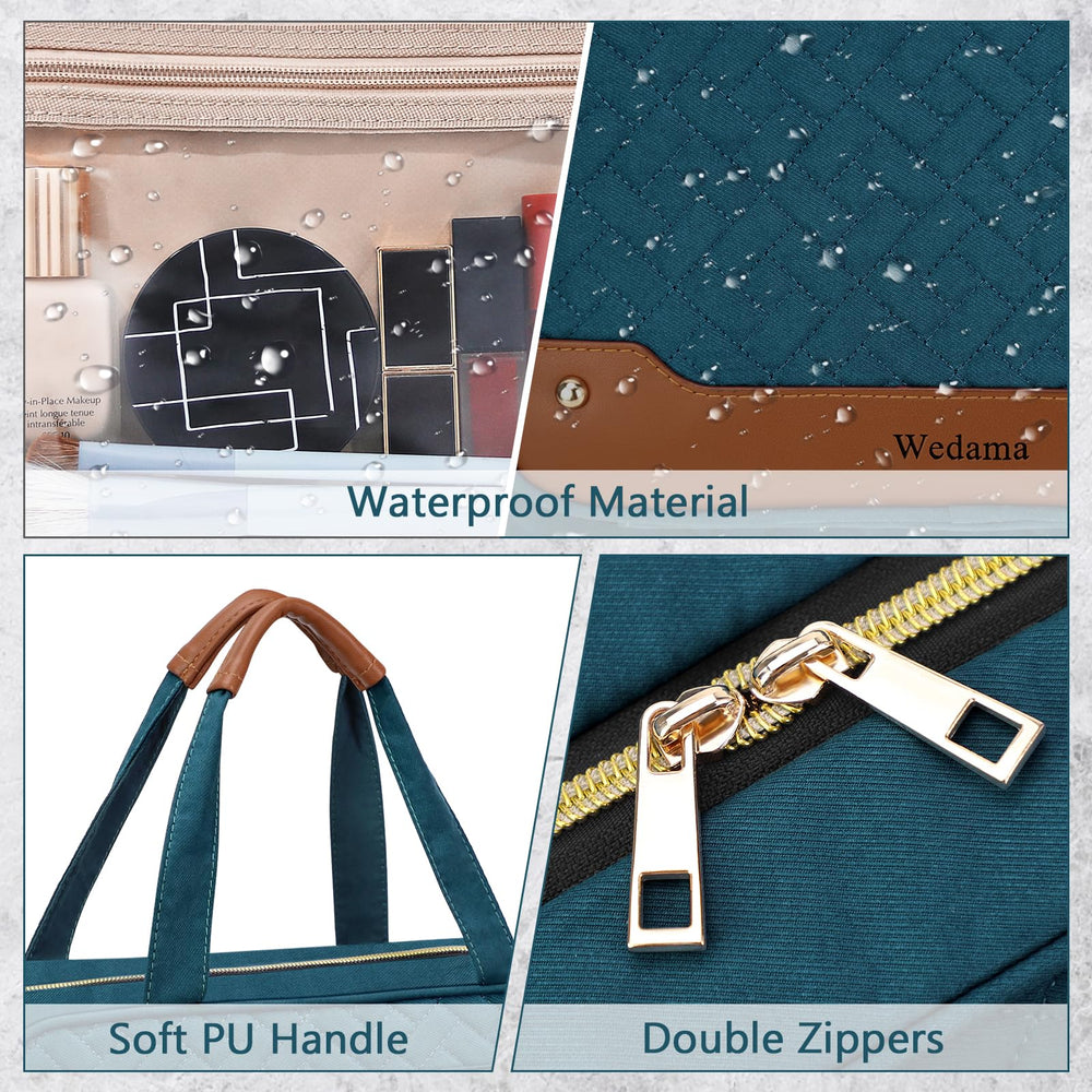 Wedama toiletry bag interior compartments separate items for quick access