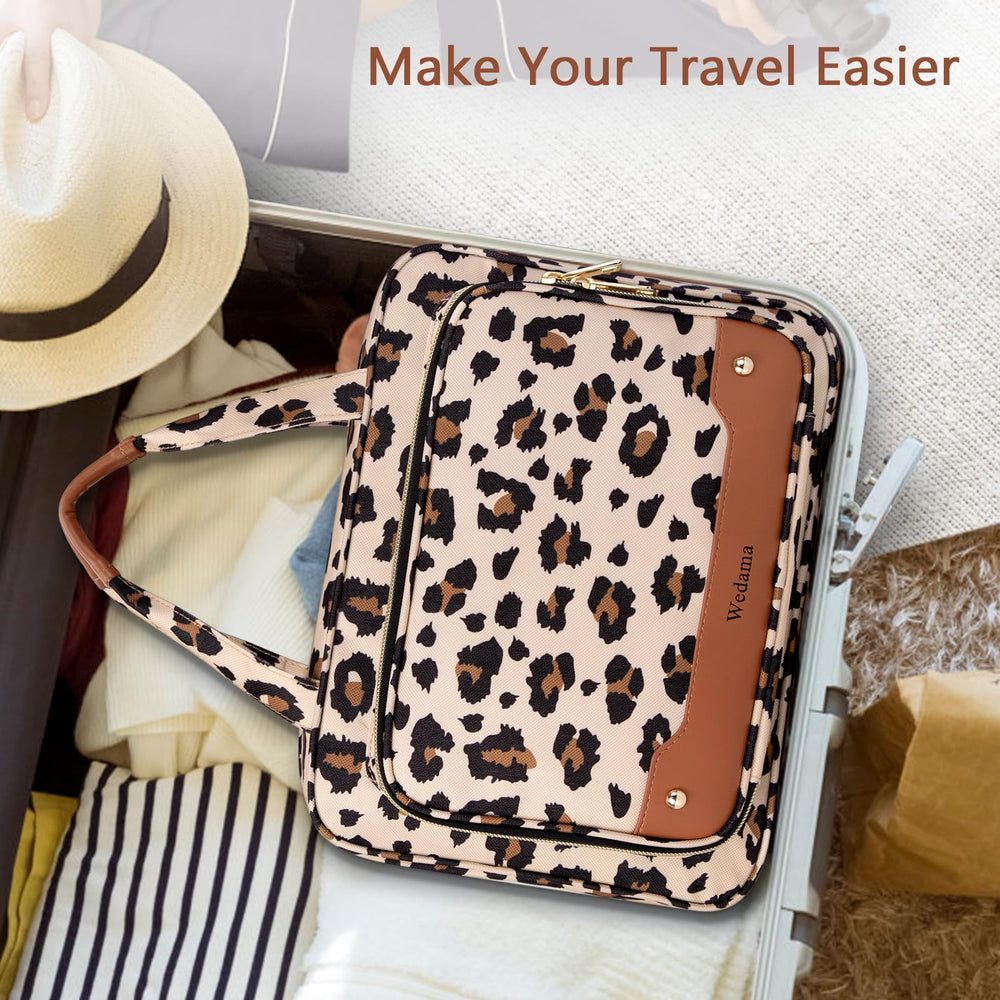Wedama bag combines PU leather with metal accents for a stylish, durable travel companion.