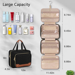 Wedama Toiletry Bag waterproof PVC material and sturdy construction highlight durability