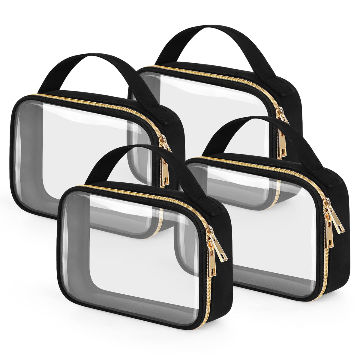 Wedama TSA approved toiletry bag with handles for quick security checks and easy packing