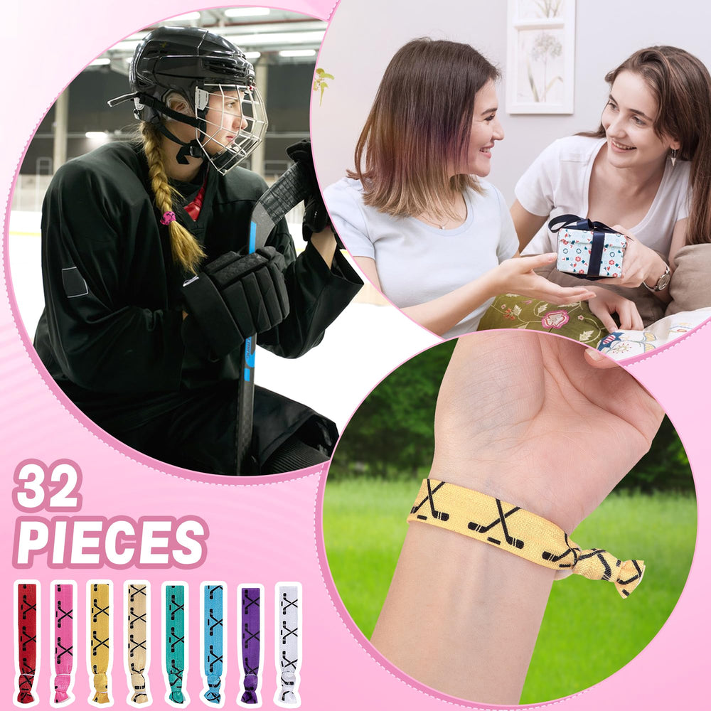 Wehhbtye hair ties worn as wristbands add color and convenience