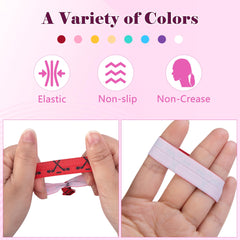 Wehhbtye secure-fit hair ties stay in place during fast hockey moves