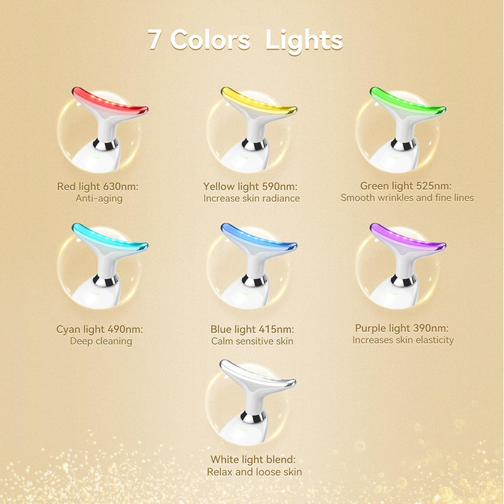 WEIGFAHEN face massager shows three modes for versatile skincare use.
