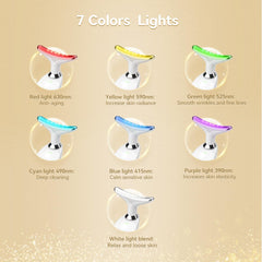 WEIGFAHEN face massager shows three modes for versatile skincare use.