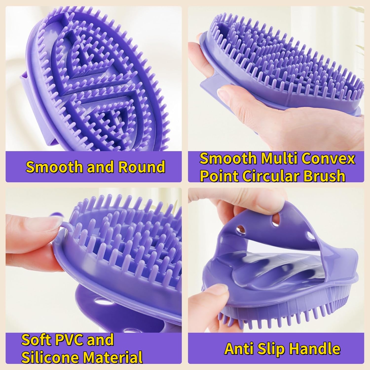 WeiiTech body scrubber for legs helps soothe and energize.
