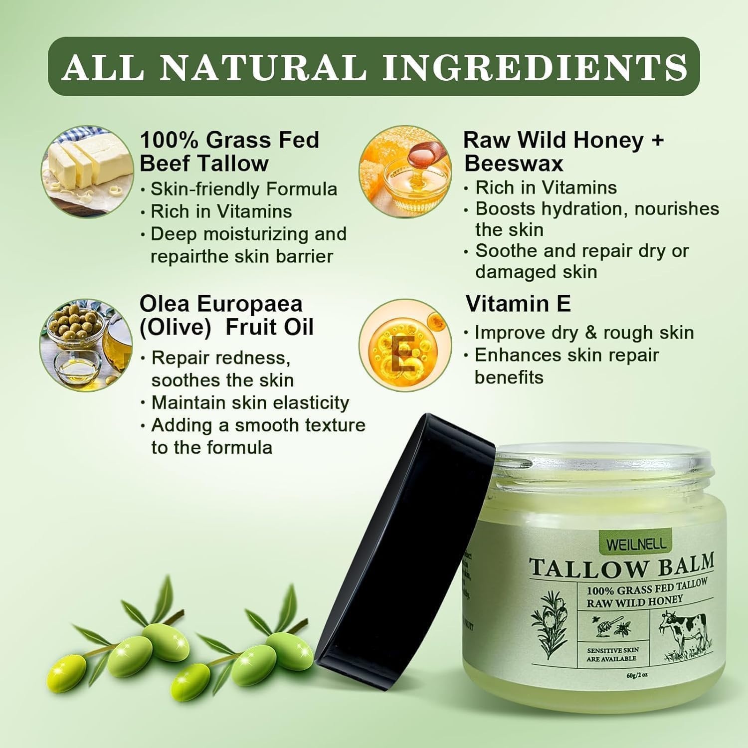 WEILNELL balm being applied to hands for quick, non-greasy absorption