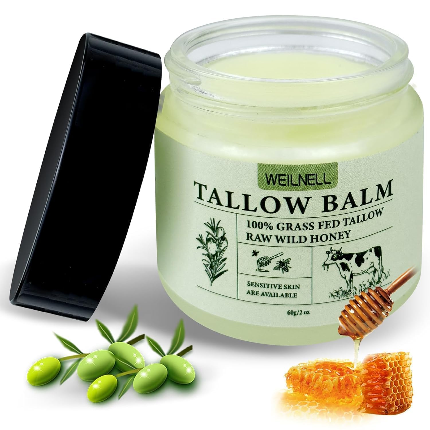 WEILNELL jar image with ingredient notes and vitamins emphasis