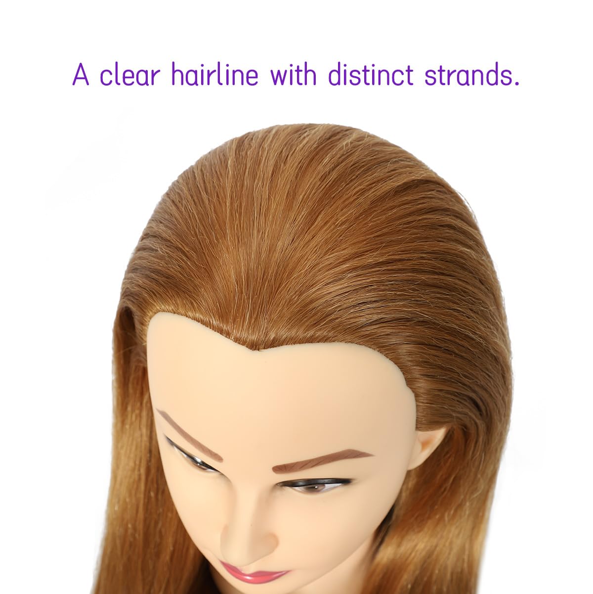 WeiRan mannequin head demonstrates washing and conditioning techniques