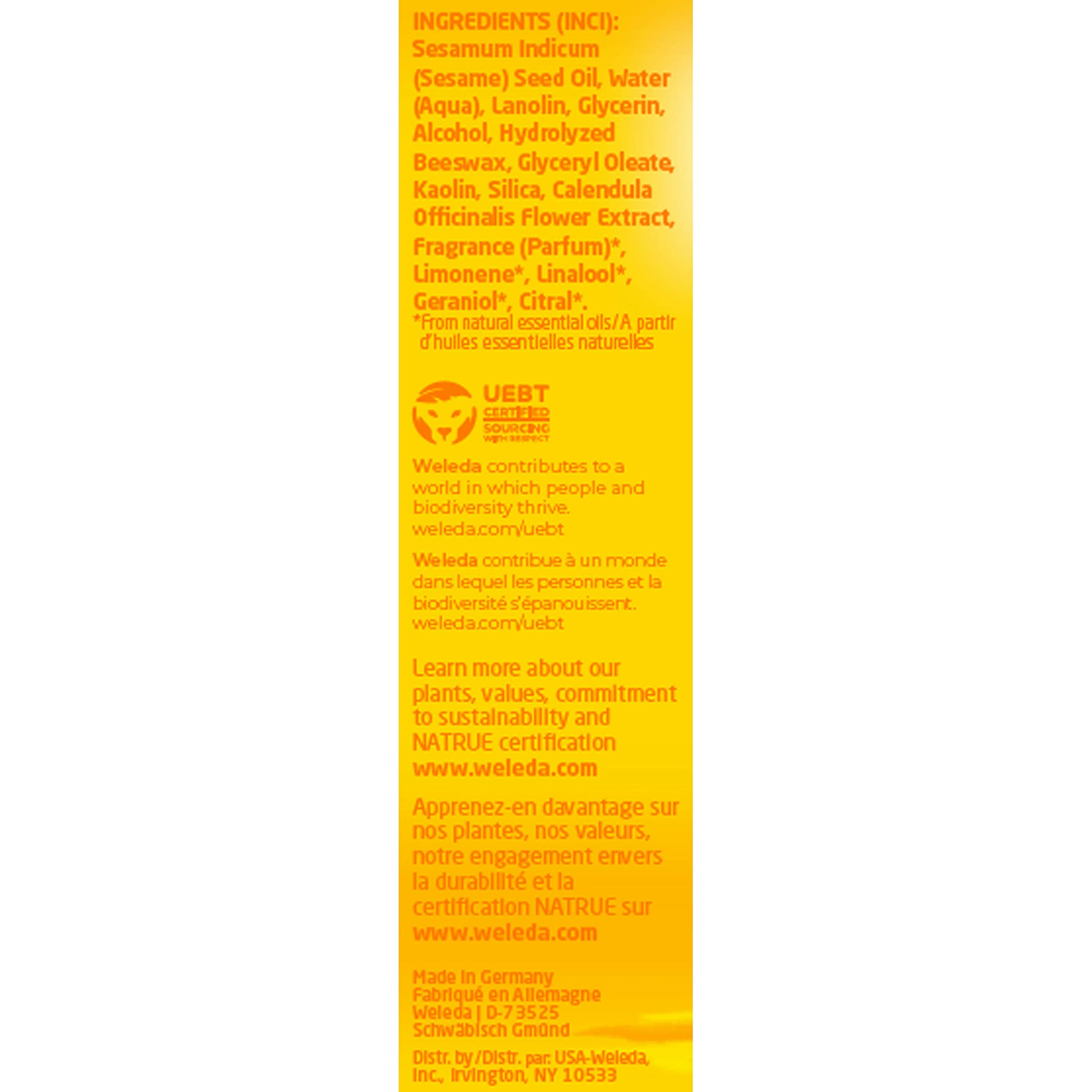 Weleda Calendula Body Cream fragrance-free formula supports routine use