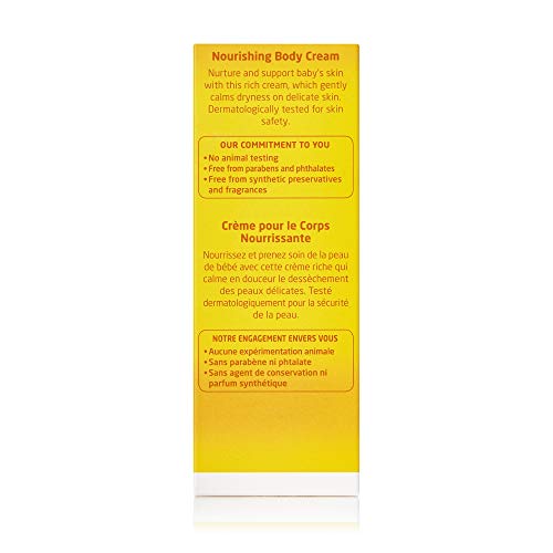 Weleda Calendula Body Cream on baby skin demonstrates gentle care