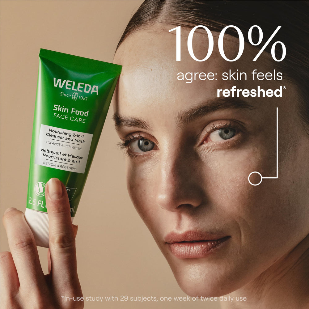 Weleda Chamomile Extract close-up features soothing botanical notes for calm skin.