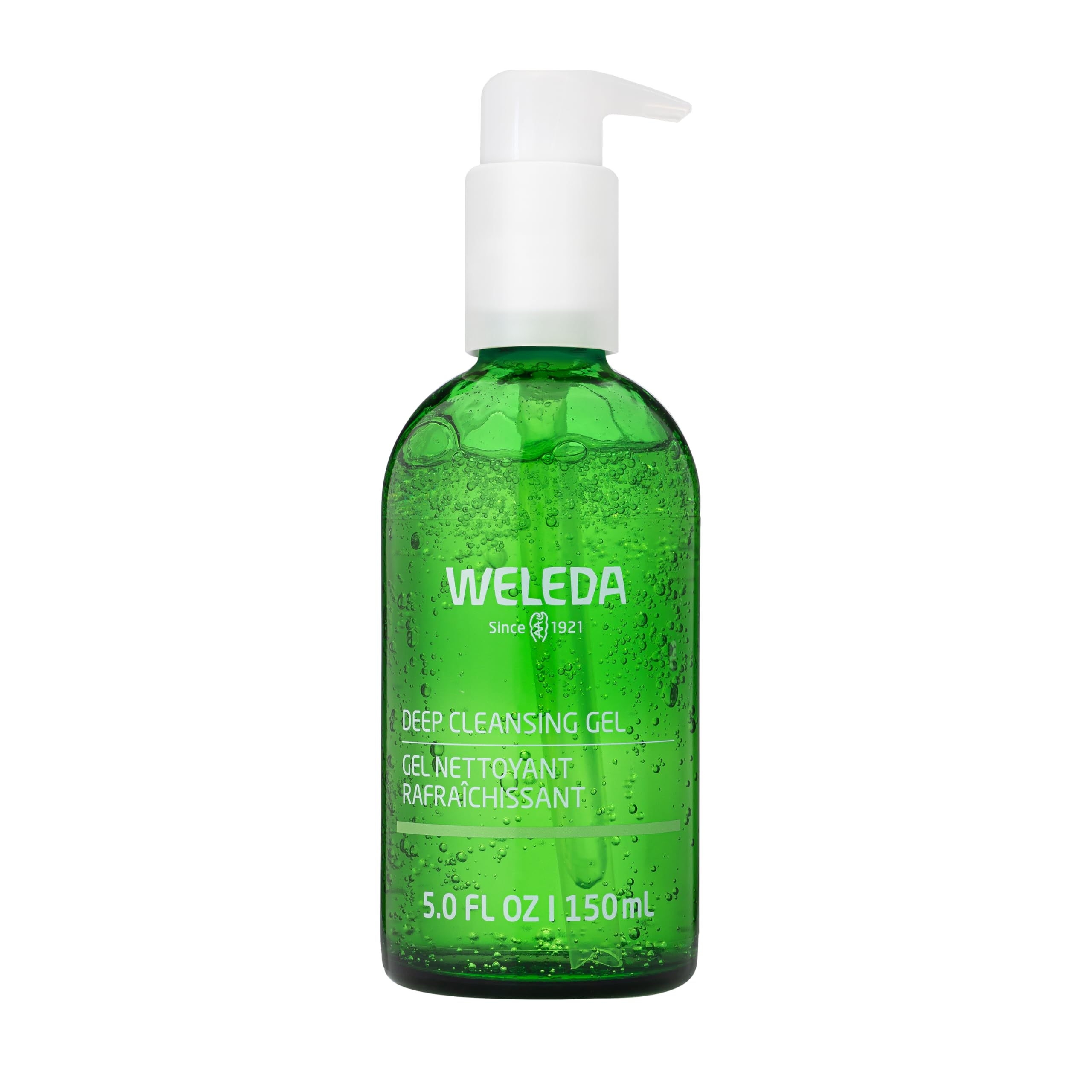 Weleda Deep Cleansing Gel bottle front, ideal for a refreshing cleanse.