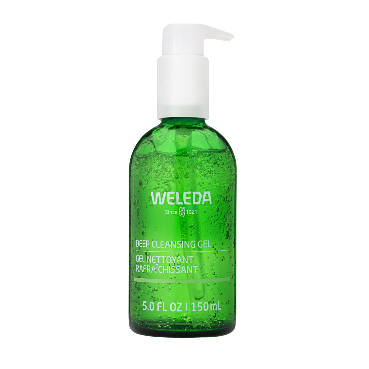 Weleda Deep Cleansing Gel bottle front, ideal for a refreshing cleanse.