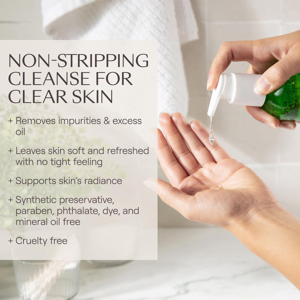 Weleda Deep Cleansing Gel citrus scent, enhances refreshing cleansing ritual.