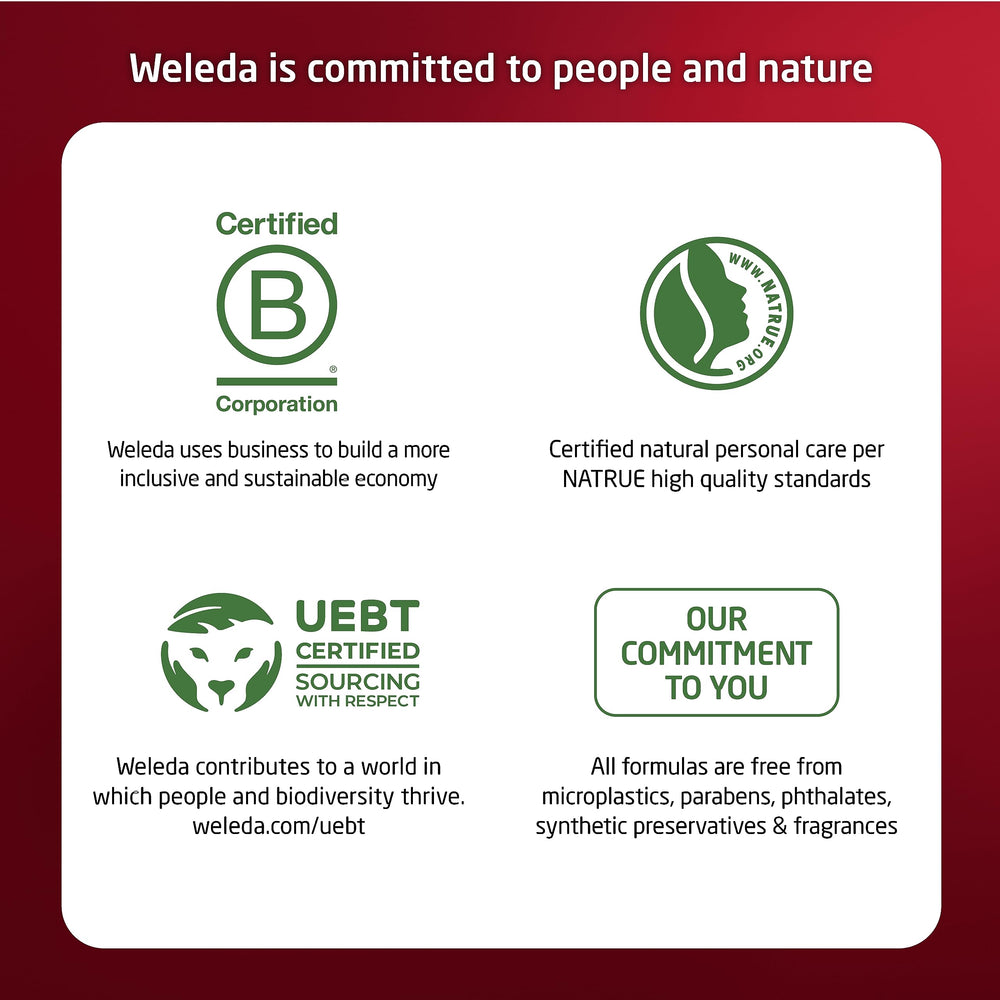 Weleda Face Care Plumping Night Cream uses pomegranate oil, shea butter and maca peptides.