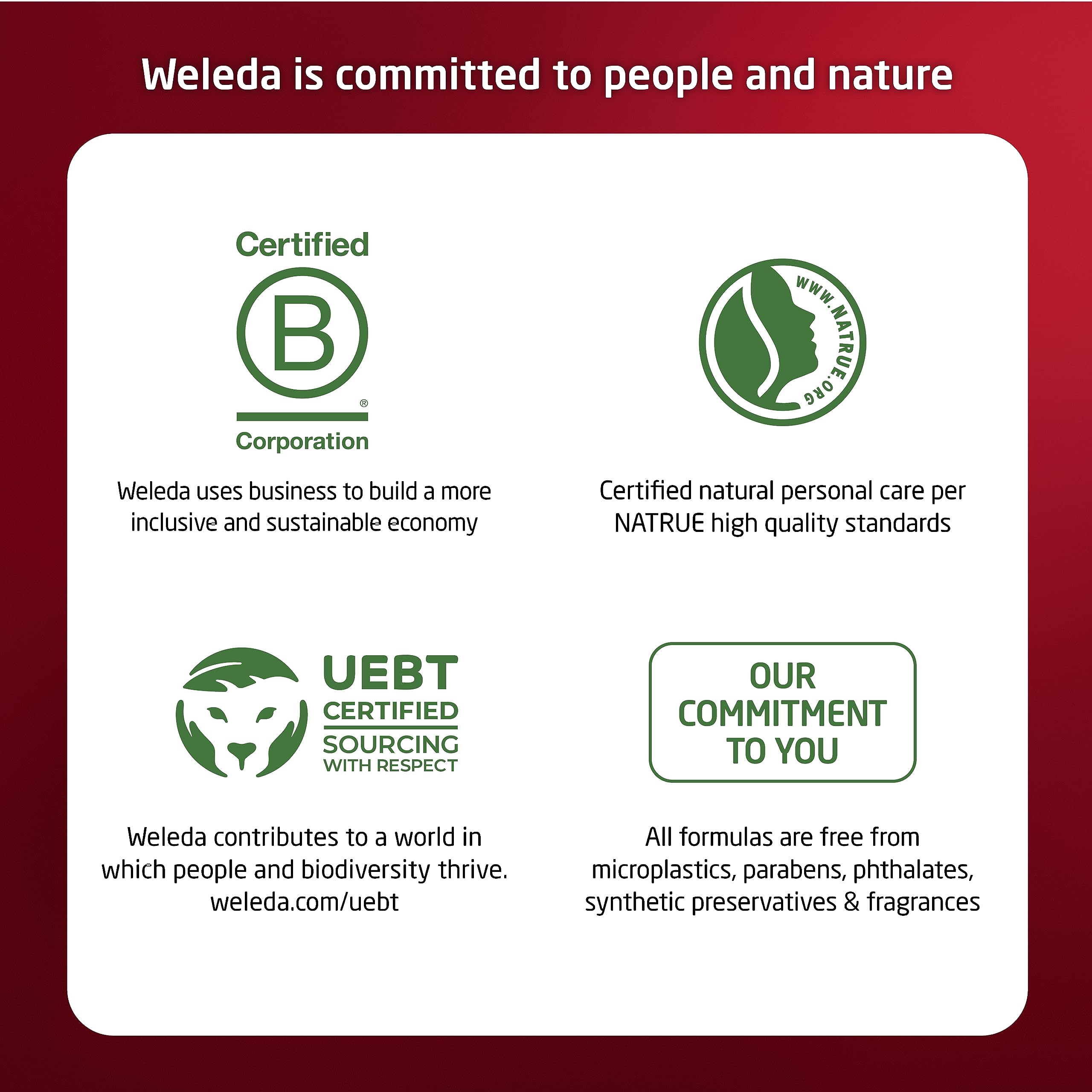 Weleda serum applied to cheek delivers an instant moisture boost.