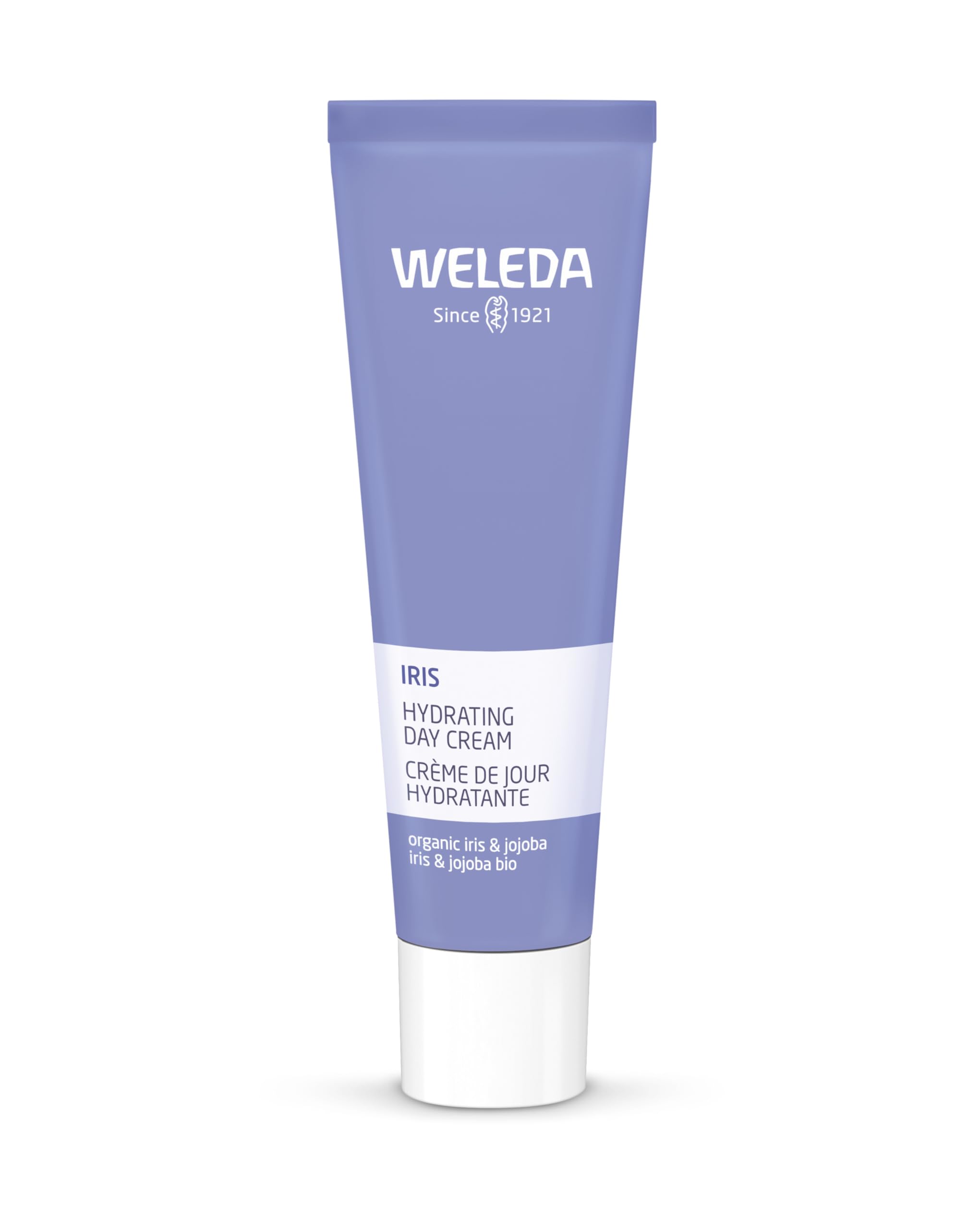 Weleda Hydrating Day Face Cream tube provides long-lasting moisture for daily wear.