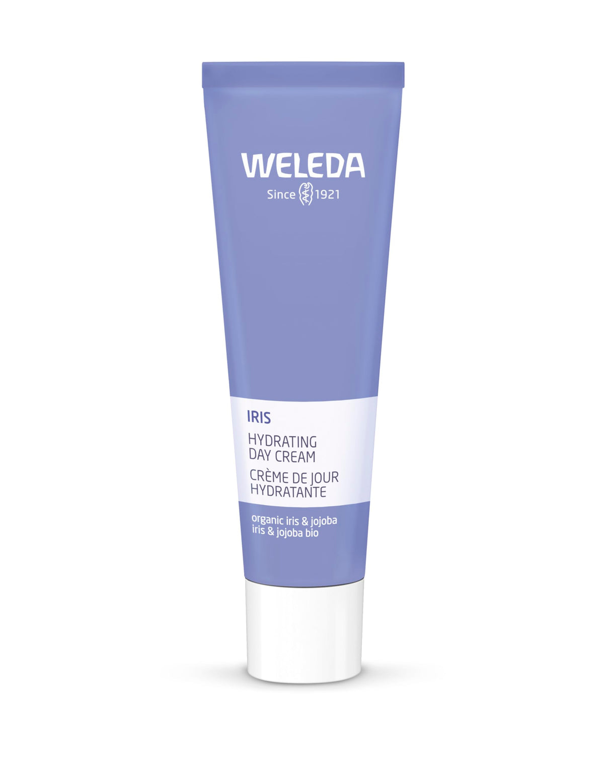 Weleda Hydrating Day Face Cream tube provides long-lasting moisture for daily wear.