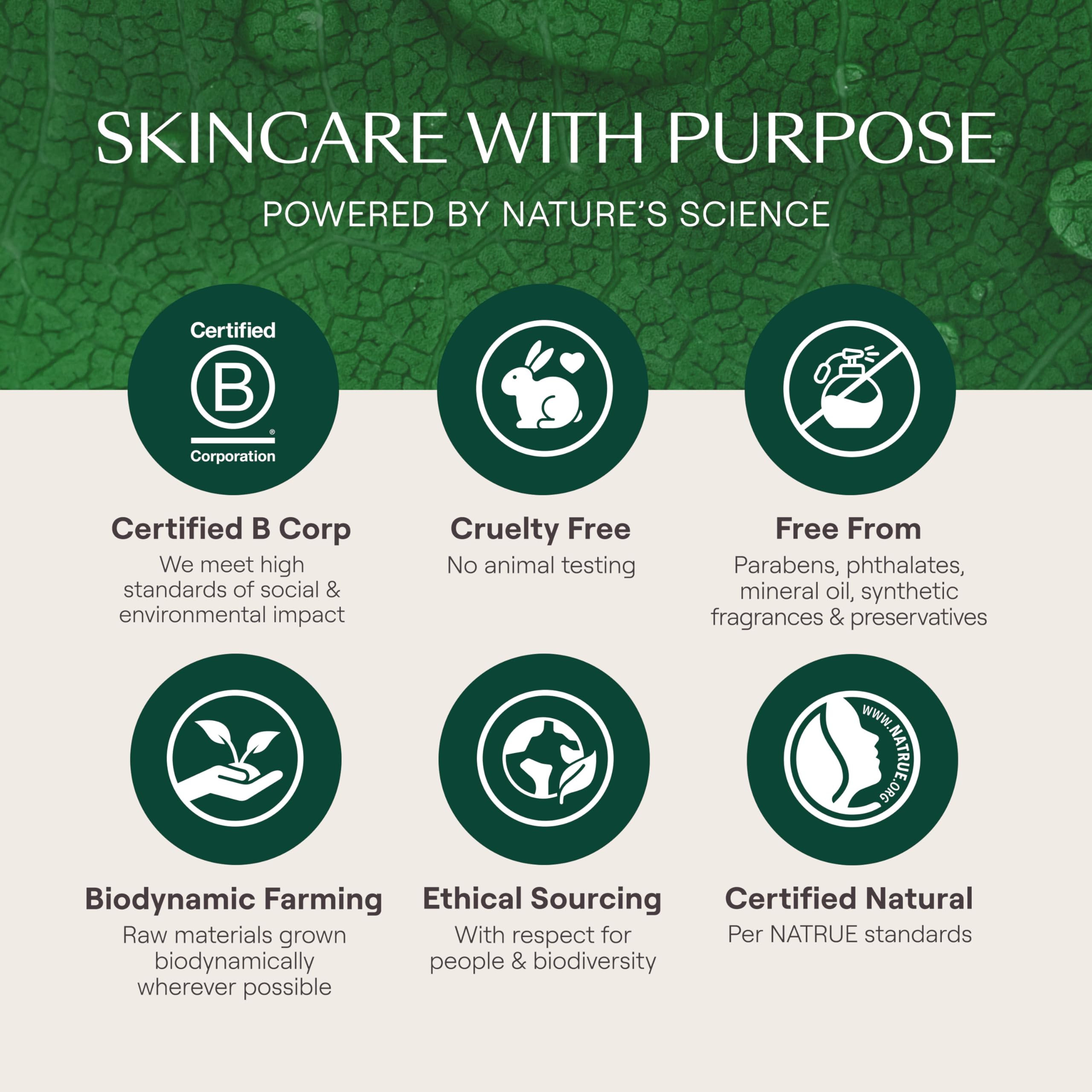 Weleda Natural ingredients label emphasizes plant-derived, cruelty-free formulation.