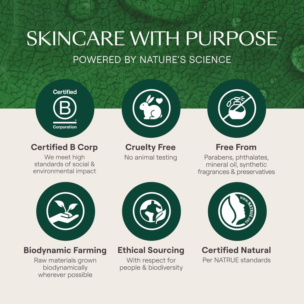 Weleda Natural ingredients label emphasizes plant-derived, cruelty-free formulation.