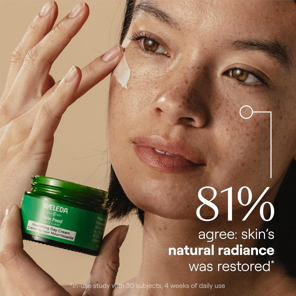 Weleda Skin Food with squalane delivers lightweight hydration without greasiness.