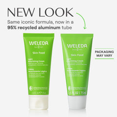 Weleda Skin Food Light ingredients shot highlights chamomile calendula pansy