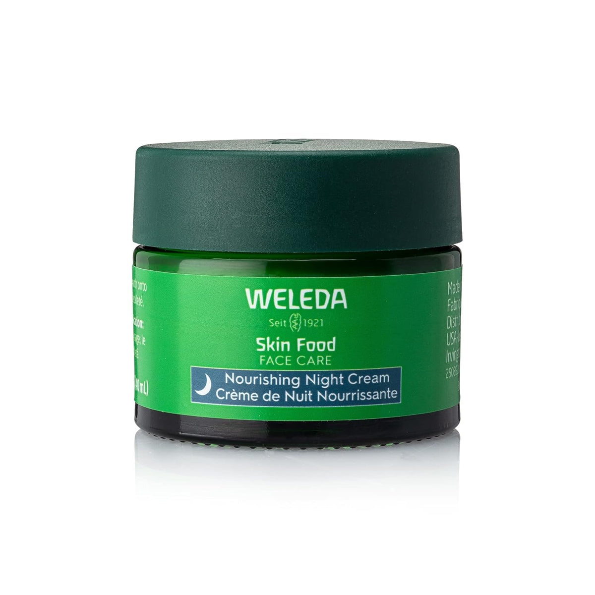 Weleda Skin Food Night Cream bottle shows plant-rich overnight nourishment