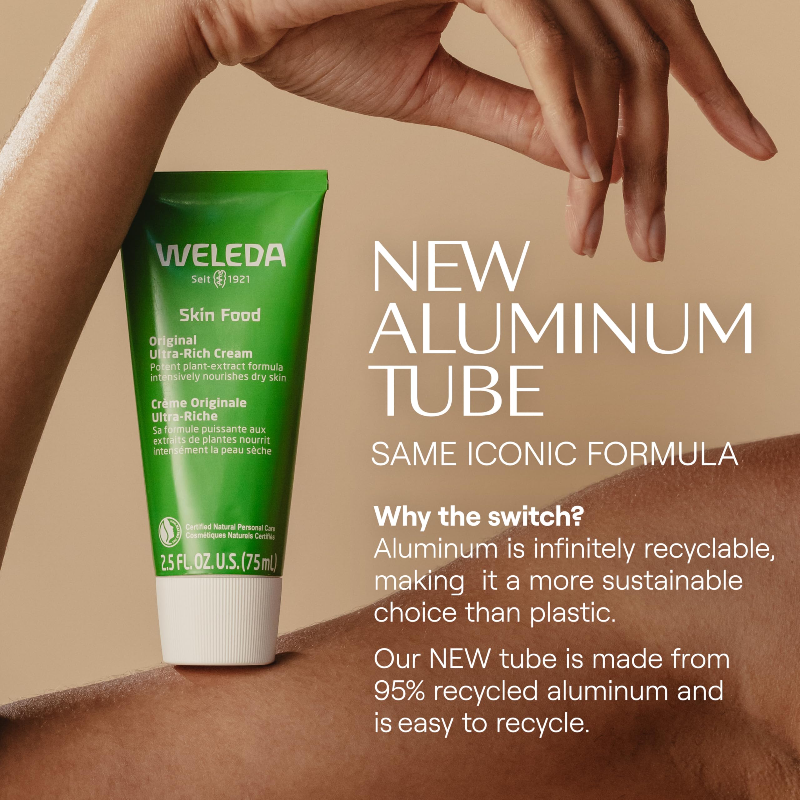 Weleda Skin Food with pansy, chamomile and calendula for soothing skin.