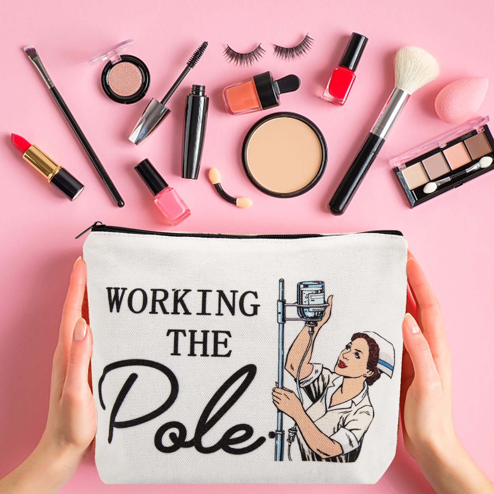 welezhu nurse makeup bag in use: travel, toiletries, and nurse accessories