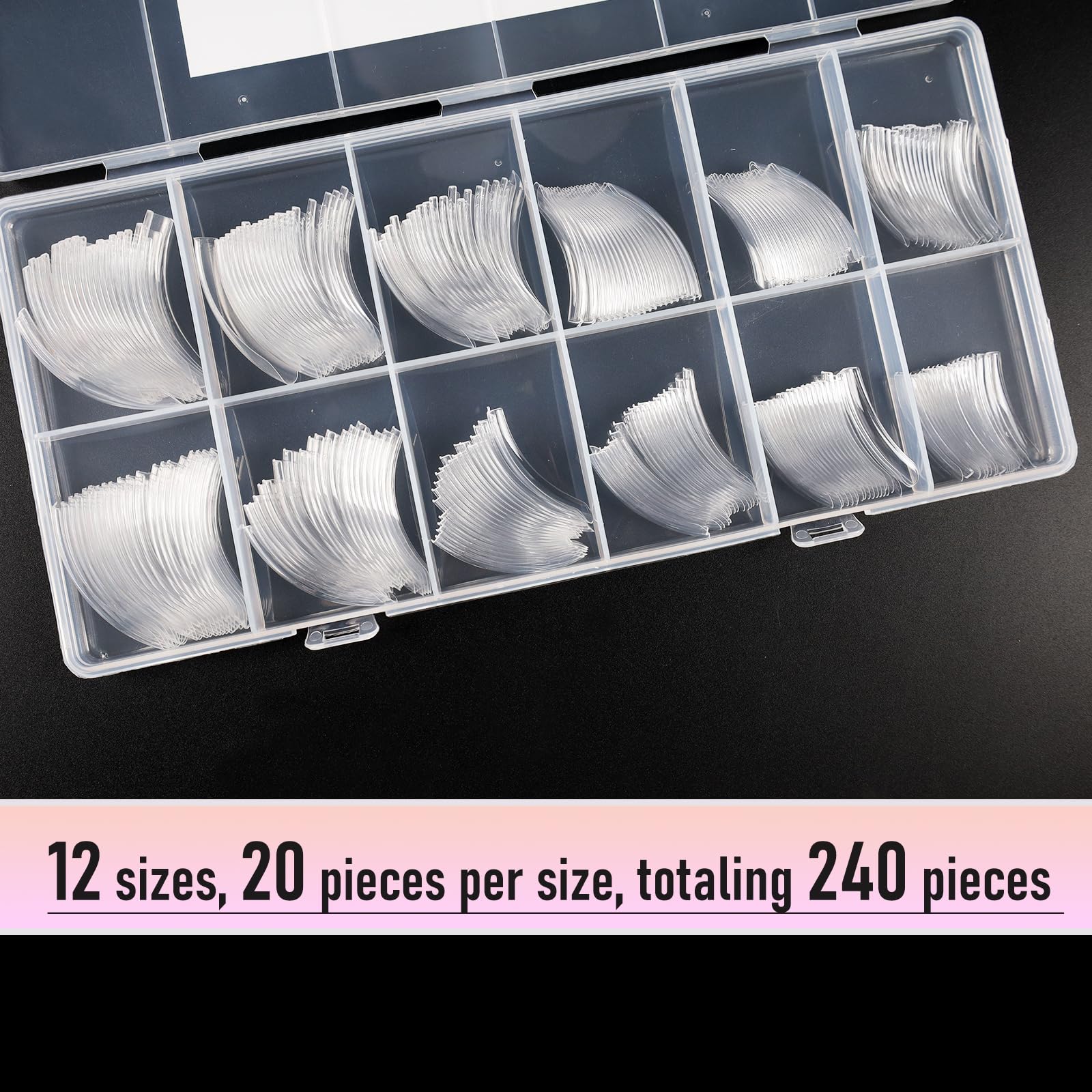 Wellquinn durable nail tips designed for long-lasting wear with proper use.