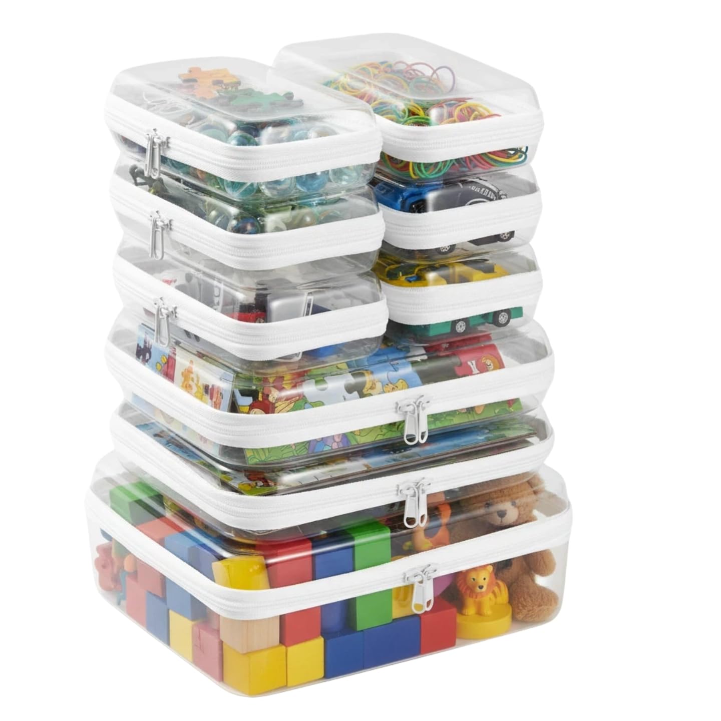 WELPIRT tall medium case outer dimensions show ample space for toiletries and cosmetics.