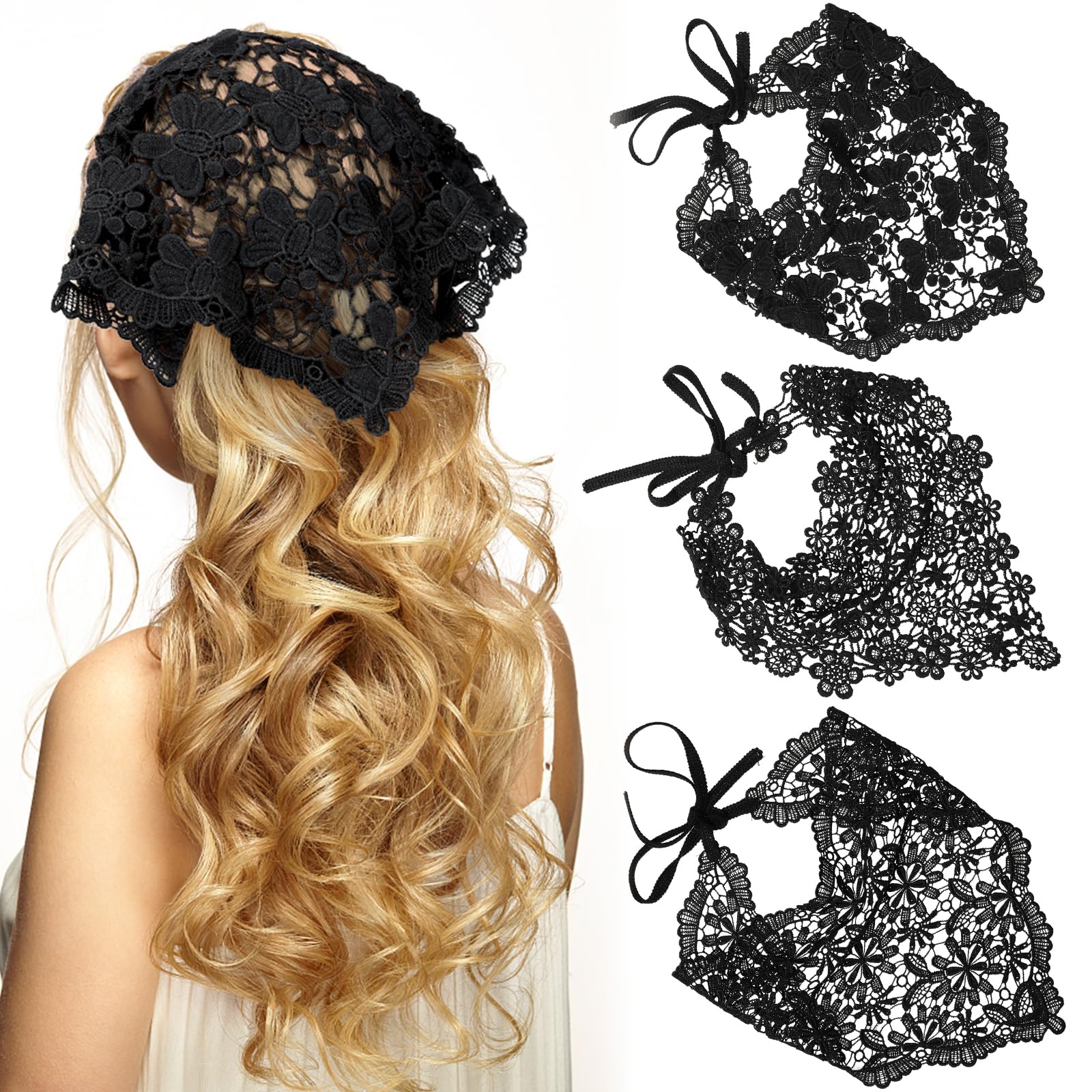 WELROG hair scarf soft polyester texture for all-day comfort
