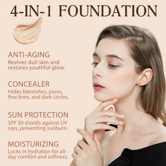 Weluno SPF50+ bottle close-up highlights sun protection and hydrating formula.