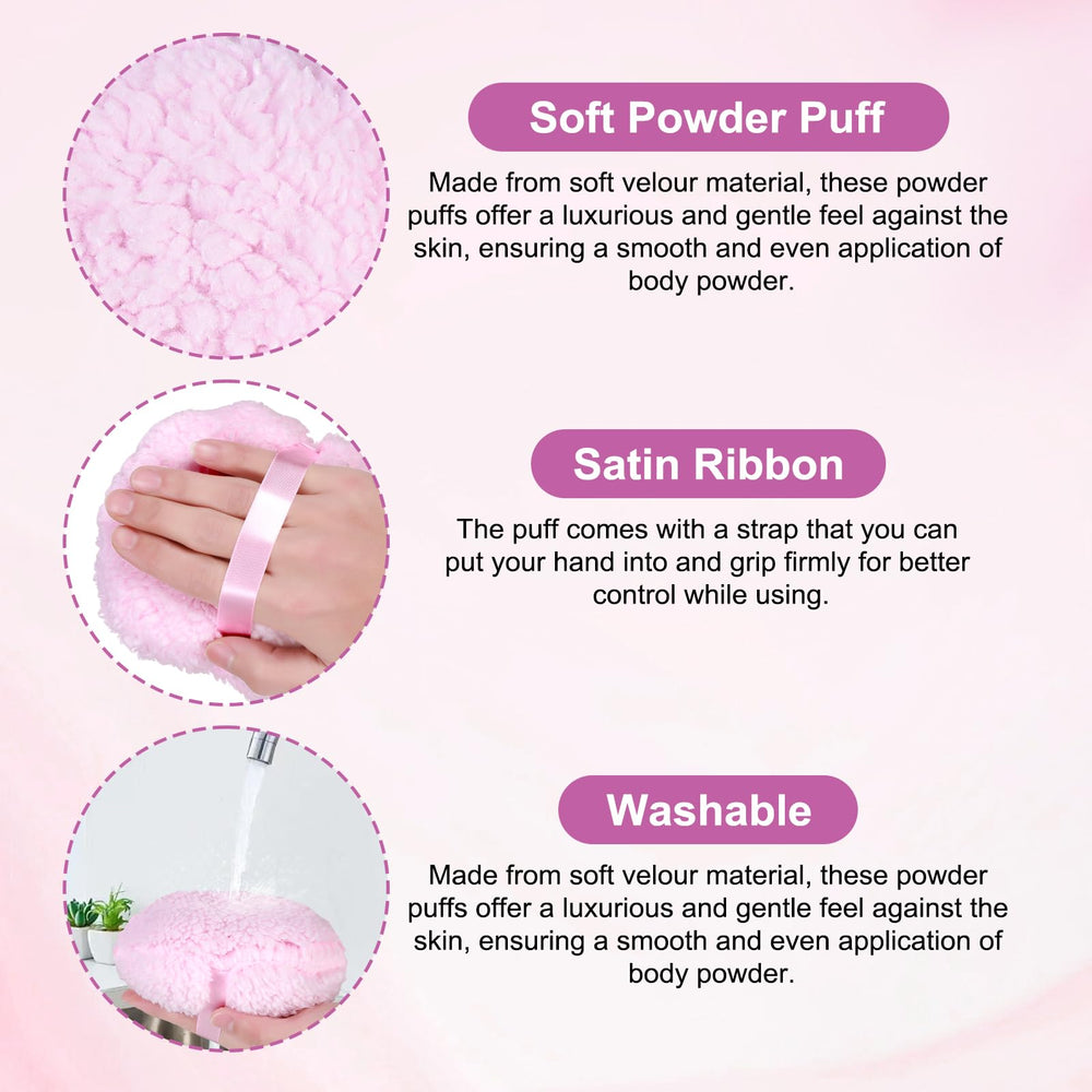 WEMEGA washable and reusable puff maintains softness over time.