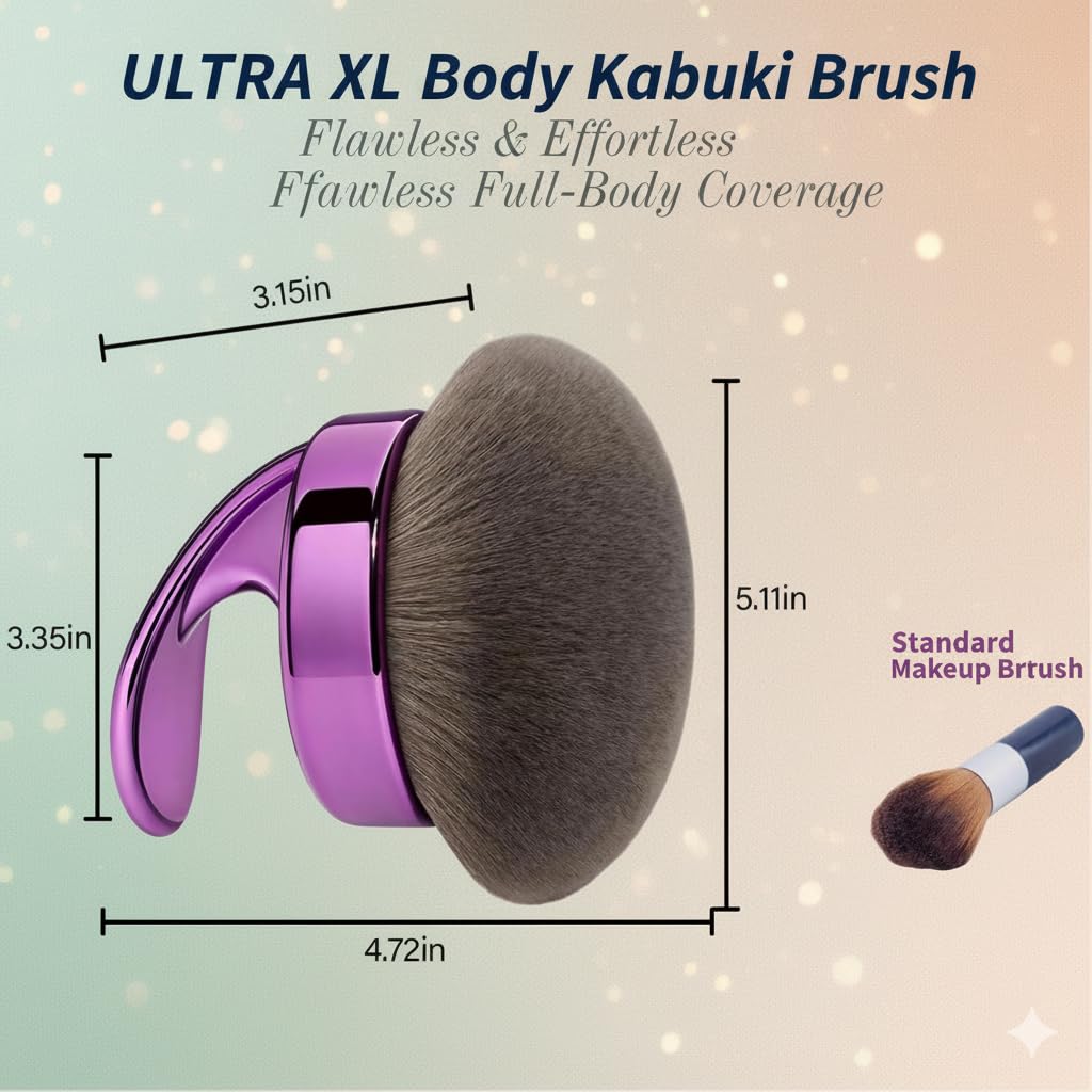 WendMart Body Makeup Brush usable with liquid foundations and creams.