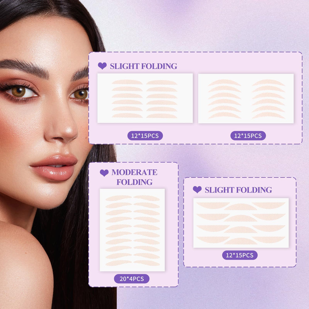 Wendy Lashes application guide demonstrates simple steps for hooded or uneven eyelids.