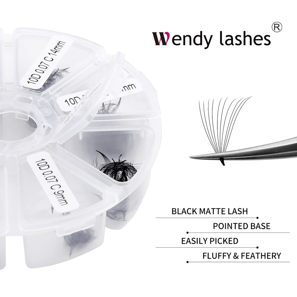 Wendy Lashes baking technology enhances lash curvature.