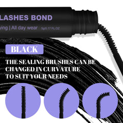 Wendy Lashes application tips showing precise glue control for easy DIY extensions.