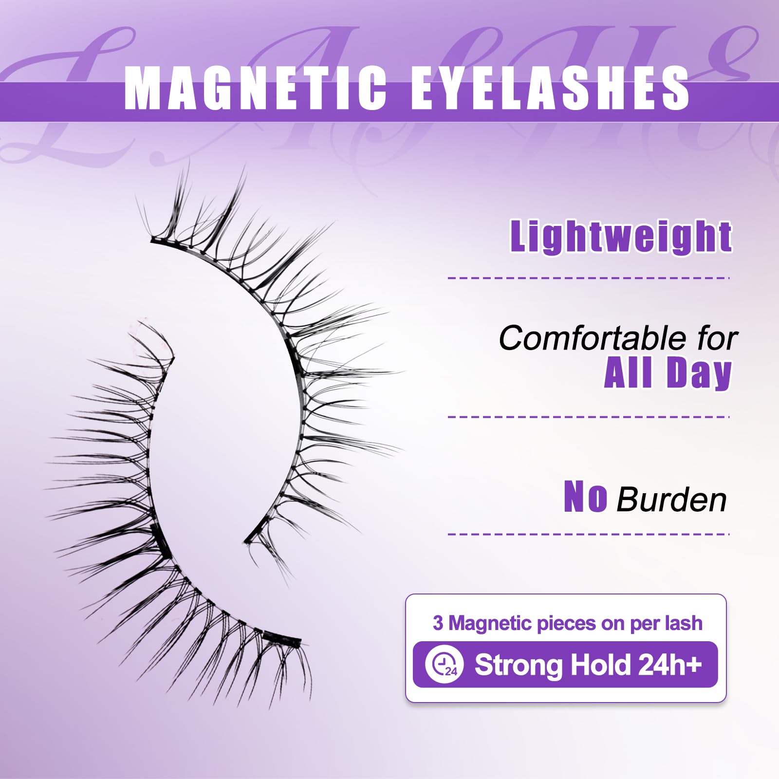 Wendy Lashes lightweight soft fibers create feather-like comfort