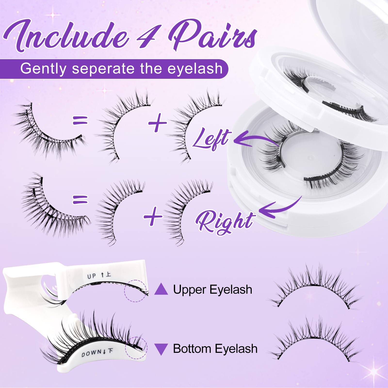 Wendy Lashes natural-look magnetic lashes for effortless daily wear