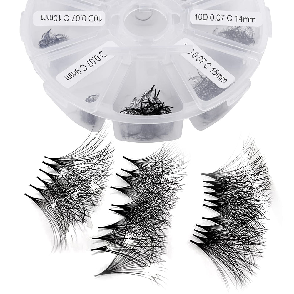 Wendy Lashes premade fans 500-pack for efficient lash extensions.