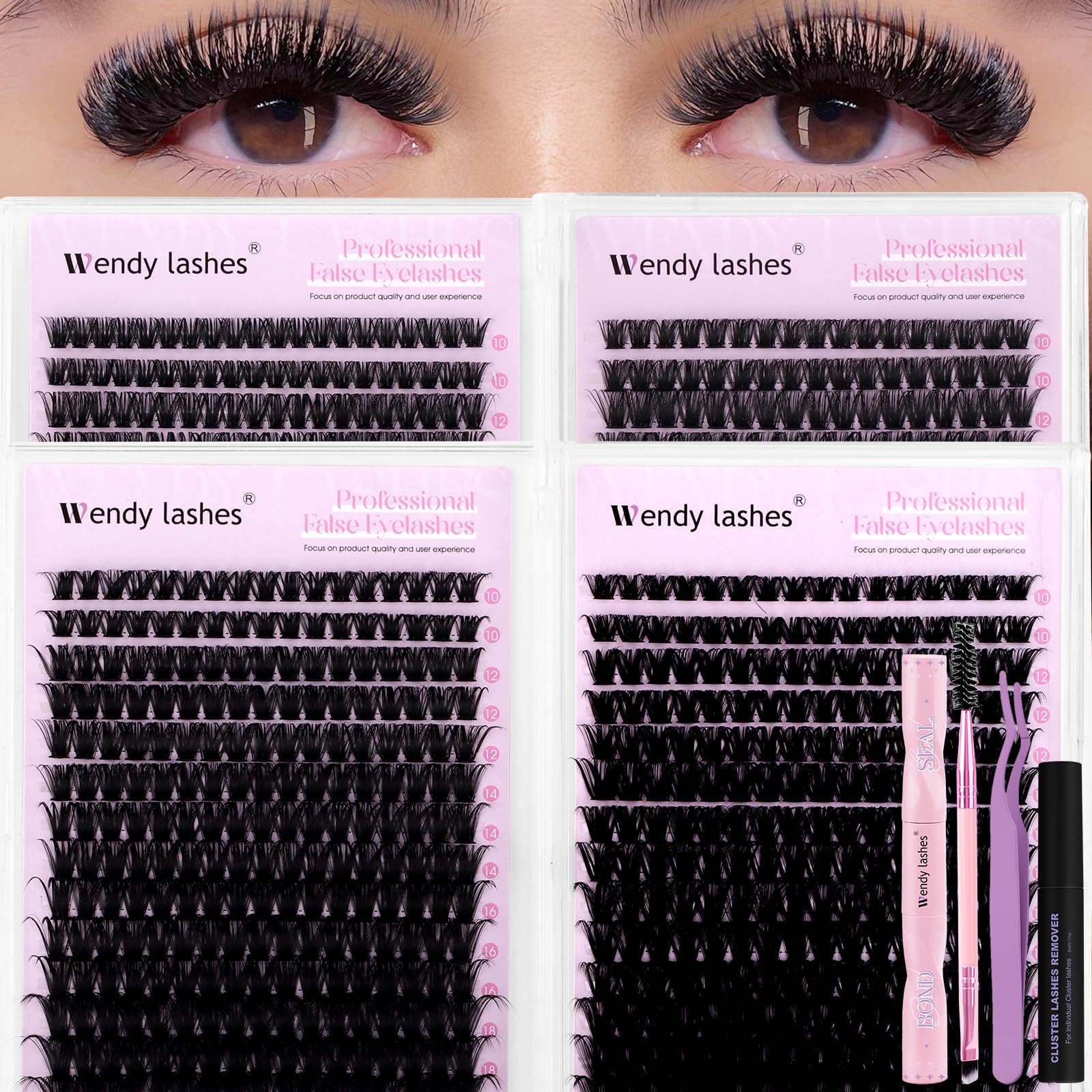 Wendy Lashes removedor de adhesivo para pestañas sin esfuerzo.