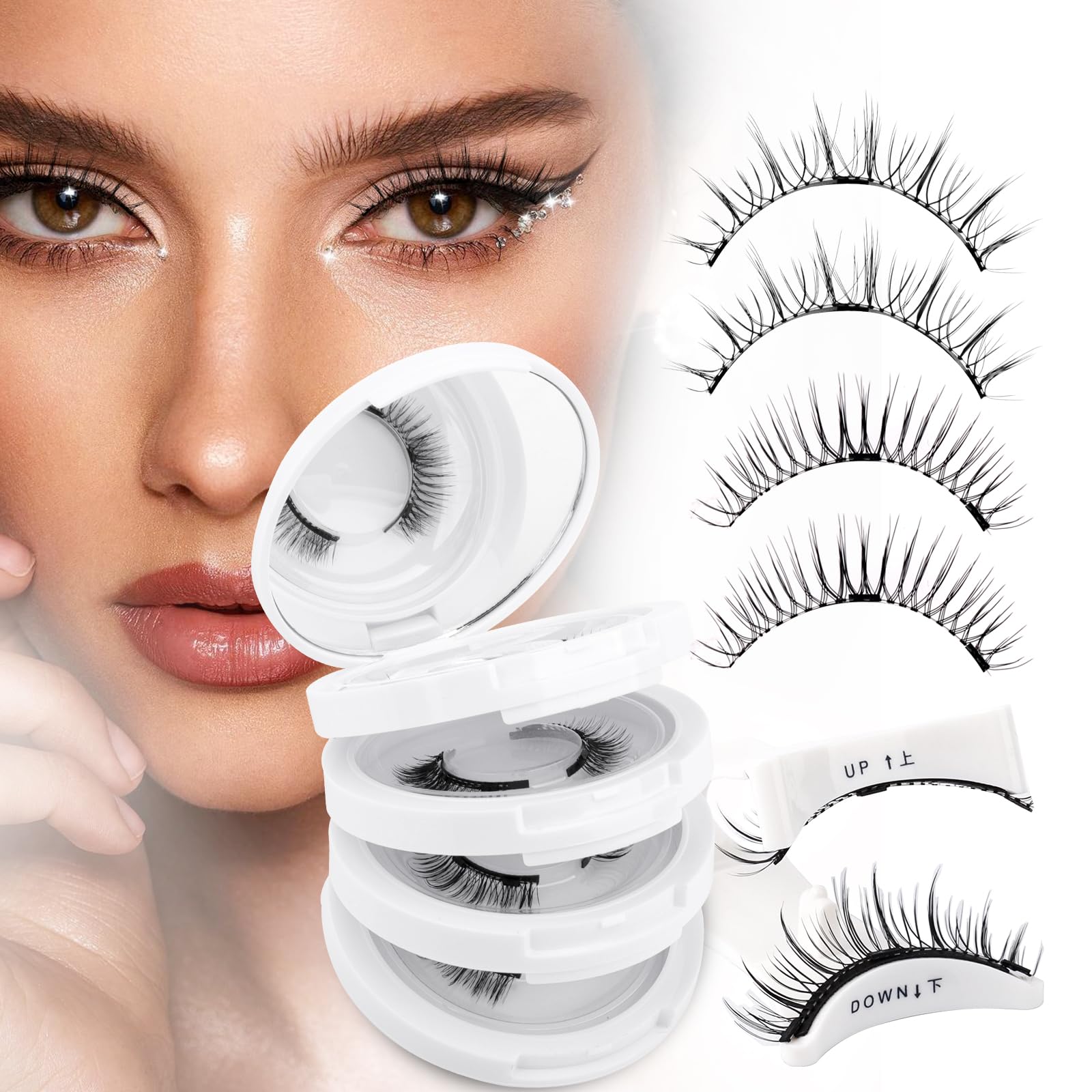 Wendy Lashes magnetic design allows easy removal and reuse