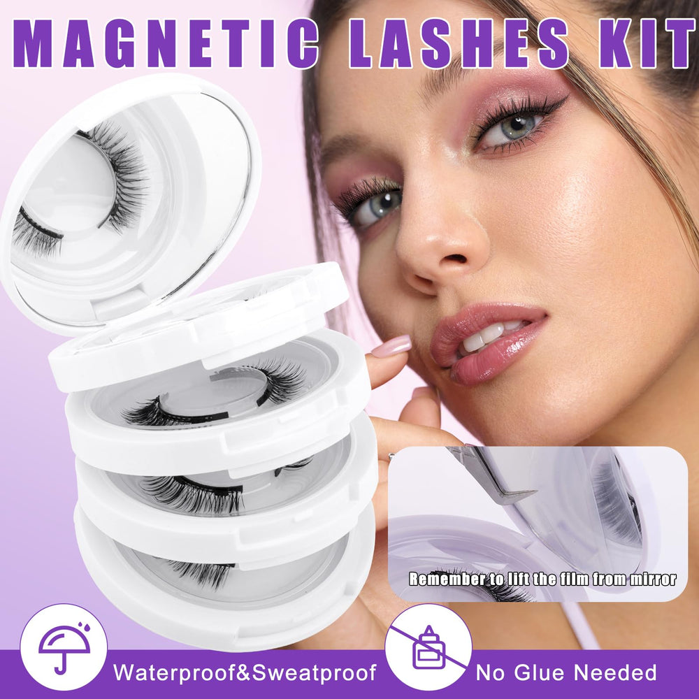 Wendy Lashes synthetic fibers provide natural appearance and gentle feel