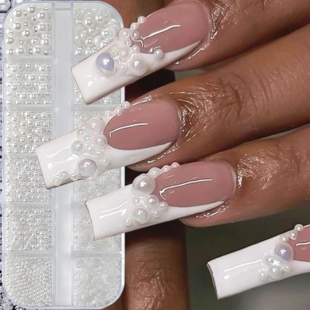 WENEWFINE manicure bead kit use example demonstrates easy application.