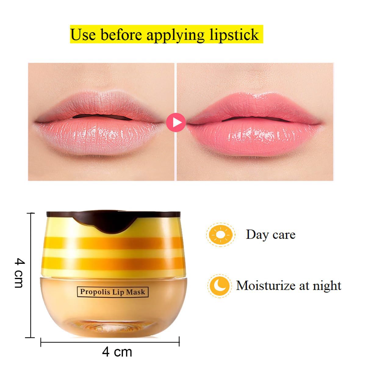 WenFeng bee lip balm honey pot gift-ready packaging