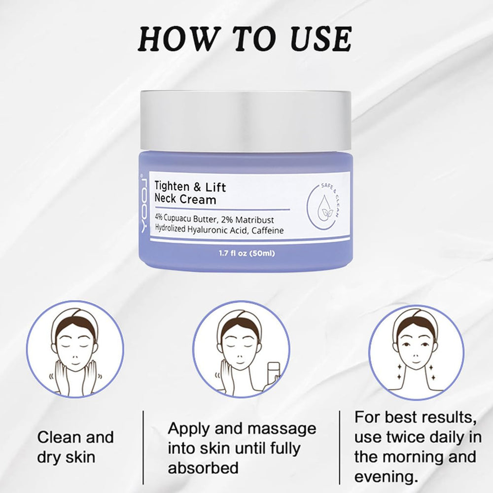 WenFeng Neck Chest Firming Effect skin swatch illustrates contour improvement.